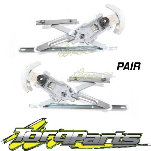 ELECTRIC WINDOW REGULATORS PAIR SUIT GU PATROL NISSAN 9707 NO MOTOR D