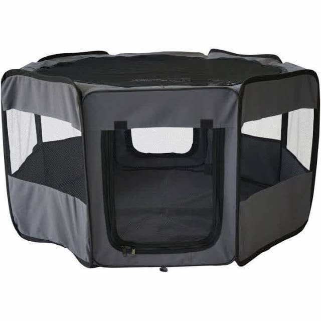 Fido & Fletch 1140 x 580mm Canvas Play Pen Pet Enclosure Pet Products