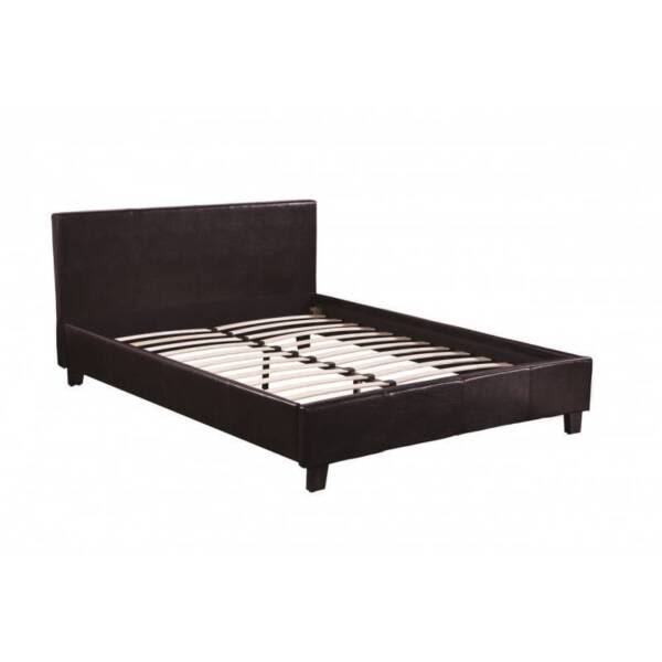 California Leather Bed Frame (Queen Size, Black Colour) BRAND NEW