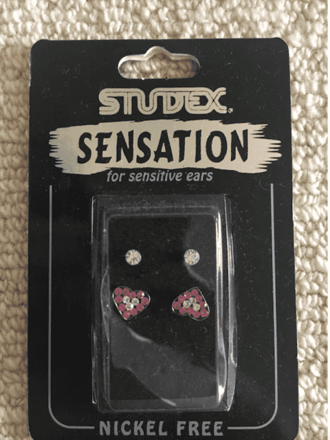 Sensation earrings deals for sensitive ears