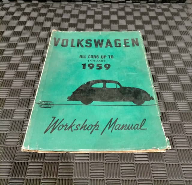 VOLKSWAGEN FACTORY WORKSHOP MANUAL SUIT UP TO 1959 VEHICLES | Engine ...