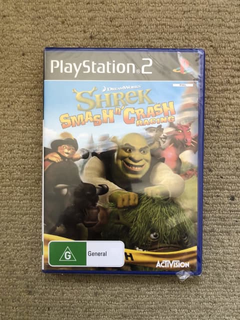 Shrek Smash n' Crash Racing Game for Playstation 2 PS2 by