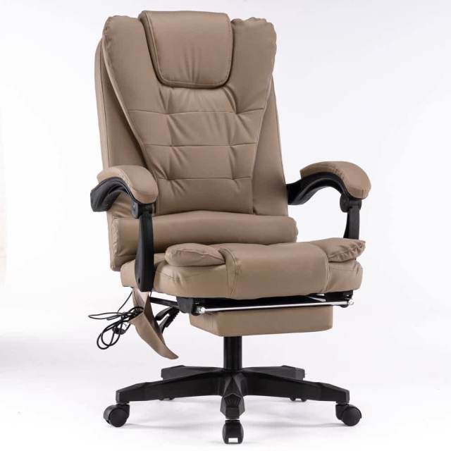 8 Point Massage Chair Executive Office Computer Seat Footrest Recliner