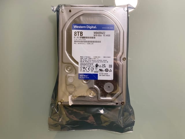 WD Blue 8TB CMR HDD (New & Sealed) 6 Months Warranty (RRP $249