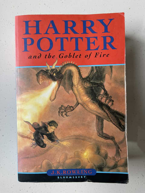 HARRY POTTER AND THE GOBLET OF FIRE Paperback Book* J.K. Rowling ...