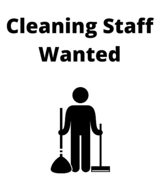 Cleaning staff required for domestic general house cleaning Cleaning