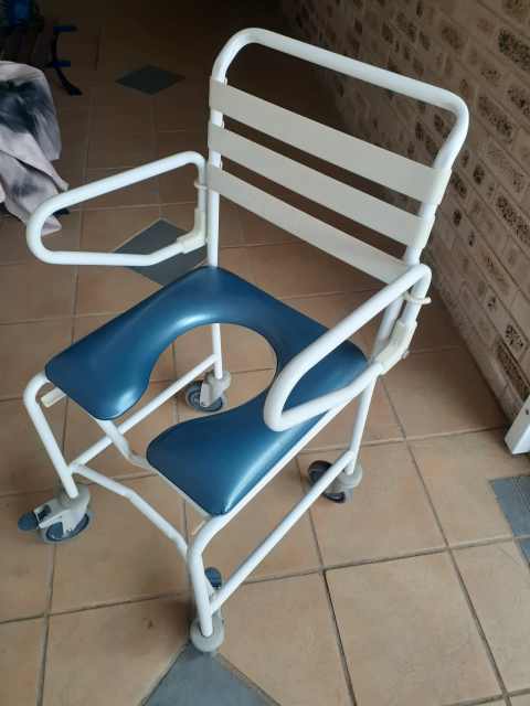 Shower Toilet Chair on Wheels with Tray - Miscellaneous Goods in Port ...
