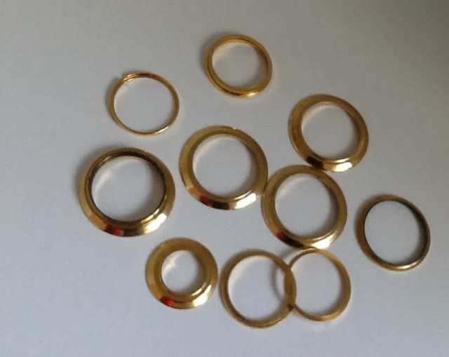 Vintage Gold/Brass Dorf, Caroma, and Other Tap Dress Rings - Building ...