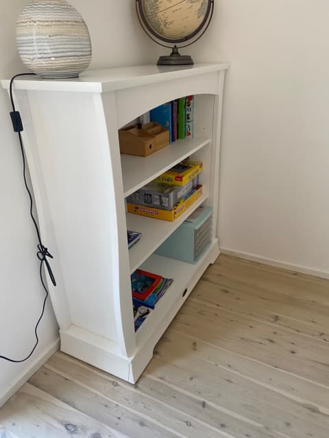 Boori bookcase outlet white