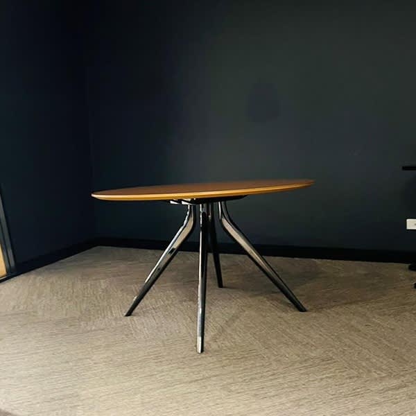 Our price 180 RRP 1200 Round table premium wooden grain office table