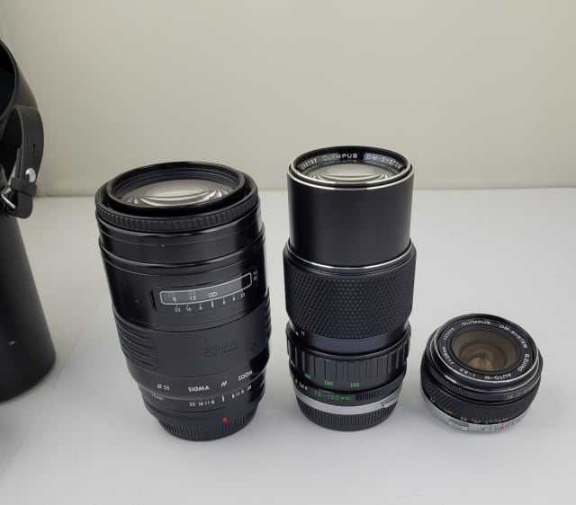 3x Untested Unchecked Unconfirmed Olympus Sigma Use Camera Lens BL346 Lenses in Box Hill South