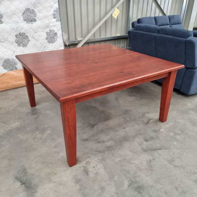 New Square Malaysian Rubberwood Dining Table Dining Tables in Wangara