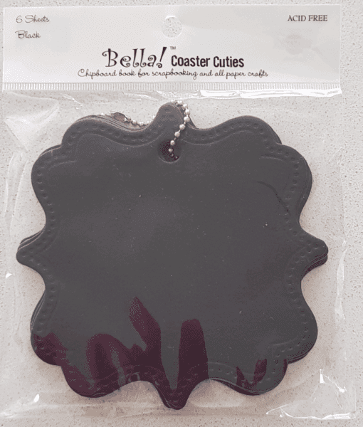 10702 scrapbooking bella coaster cuties black chipboard craft new Art Gumtree Australia