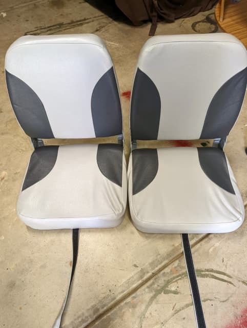 used folding boat seats