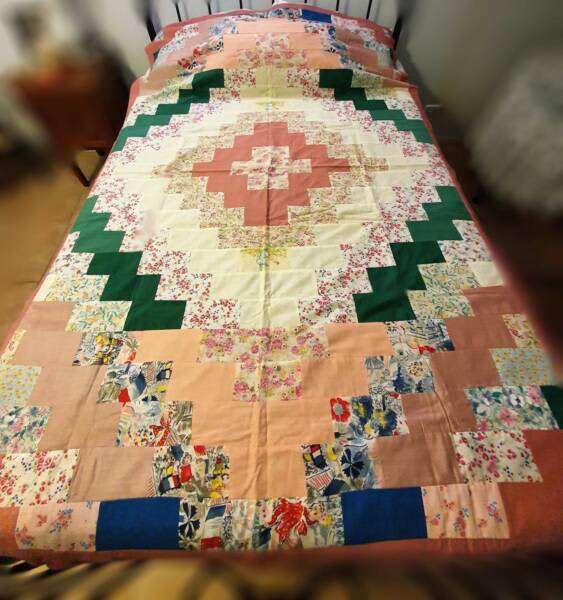 For Sale Single Bed Patchwork Quilt For Girls Manchester & Textiles