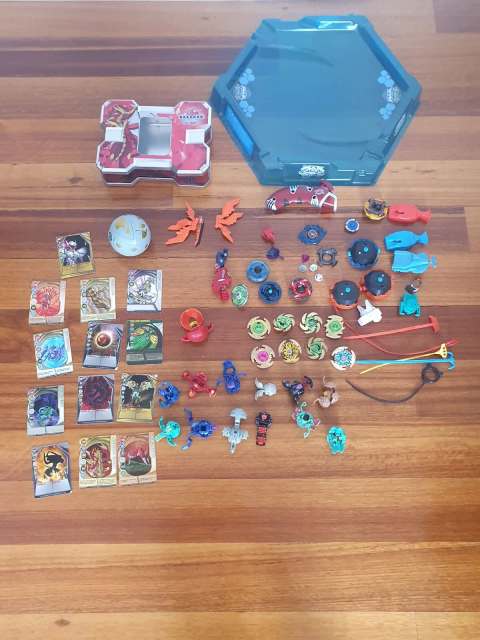 Bakugan Battle Brawlers Beyblades Arena Max Steel Turbo Battlers Boys ...