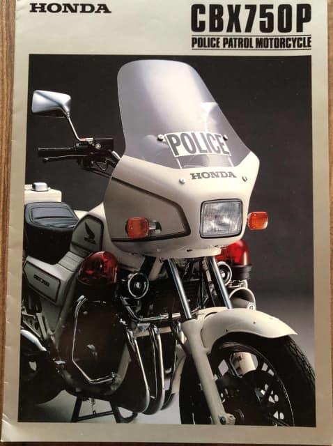 Honda CBX750 Police Exterior and Interior 