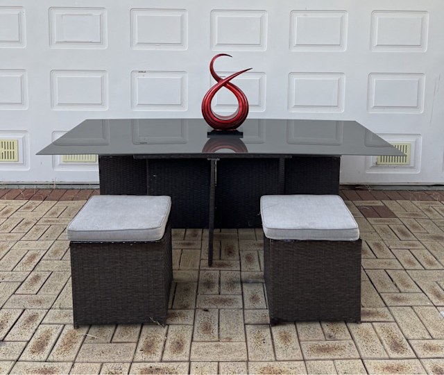 Outdoor setting (Wicker) Outdoor Dining Furniture Gumtree Australia