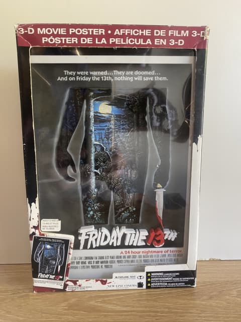 Friday The 13th McFarlane 3D Movie Poster Pic | Collectables | Gumtree ...