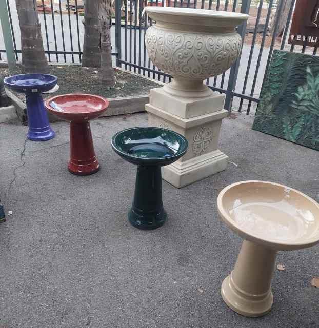 Bird Baths BRAND NEW at Bird and Fish Place Plants in Wattle Grove WA