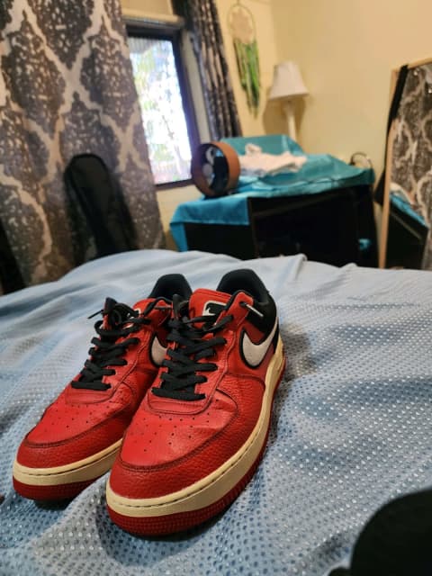 Nike Air Force 1 Low LV8 Red Men's Shoe