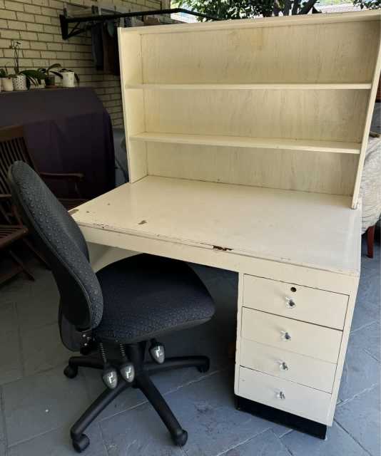 Study desk with book shelf and chair Desks in Forest Lake QLD
