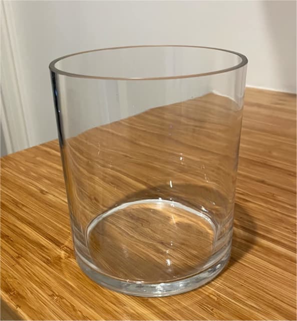 Large Cylindrical Glass Vase Vases & Bowls Gumtree Australia