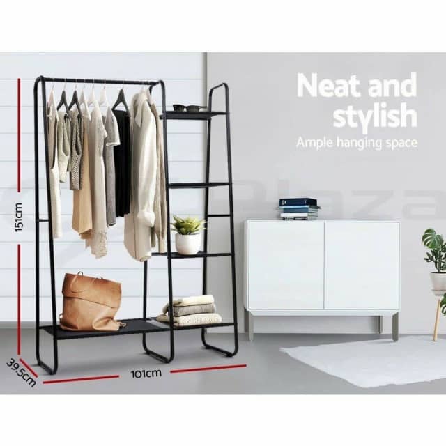Portable Clothes Rack Garment Hanging Stand Closet Storage Organiser