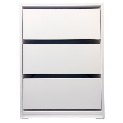 3 Drawer Bedside Table Robe Insert On Runner Fully Assembled Melbourne