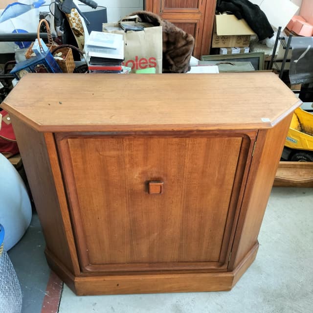 Mid Century style timber sideboard/ cupboard. Buffets & Side Tables