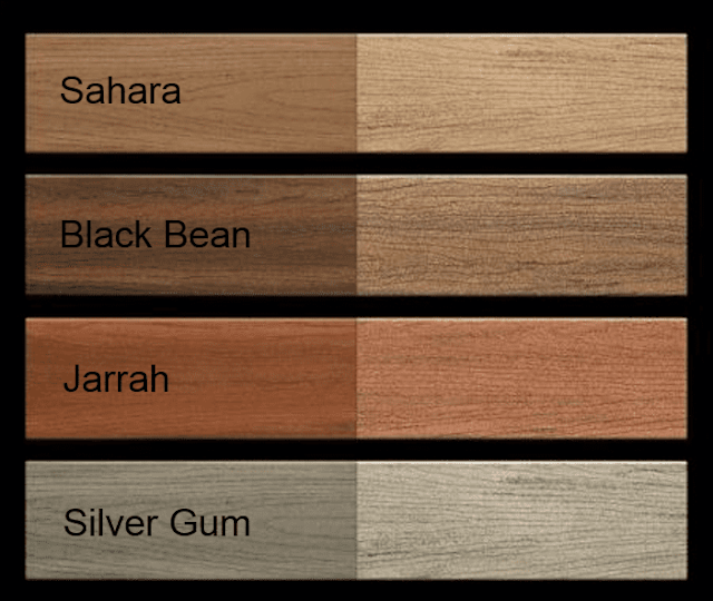 Modwood Decking 137 x 23 BLACK BEAN/SGUM/SAHARA/JARRAH Building Materials in Arndell Park