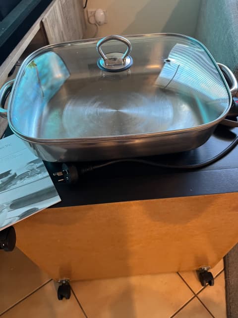 sunbeam electric frypan stainless steel