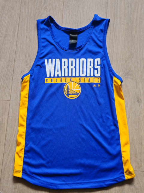 GOLDEN STATE WARRIORS 2014 ADIDAS NBA BASKETBALL PRACTICE JERSEY