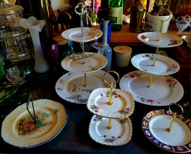 1, 2 AND 3 TIER HIGH TEA CAKE PLATES Collectables Gumtree Australia Rockingham Area