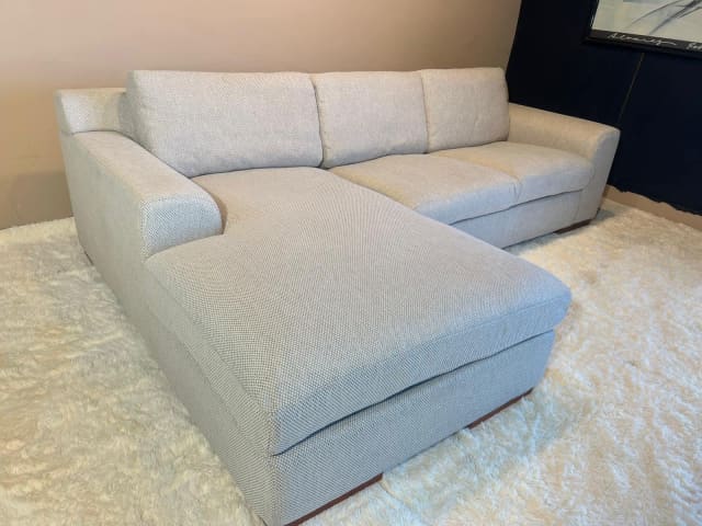 Plush L shaped sofa with delivery | Sofas | Gumtree Australia Moreland ...