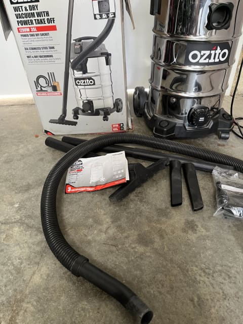 ozito 1200w 35l wet and dry vacuum