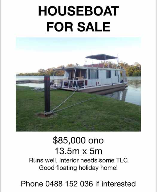 Houseboat for Sale in Mannum, SA | Motorboats & Powerboats | Gumtree ...