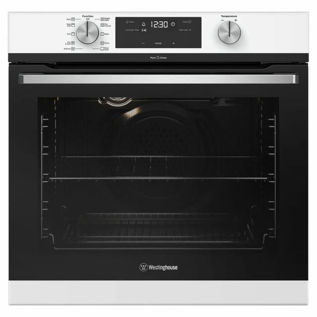 Westinghouse 60cm Pyrolytic BuiltIn Oven Model WVEP615WC RRP 1699.0
