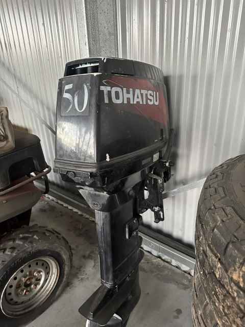 50 HP Tohatsu outboard tiller steer | Motorboats & Powerboats | Gumtree ...