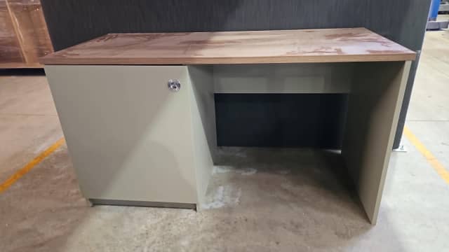 Desk Melamine Timber grain, student or work from home | Desks | Gumtree ...