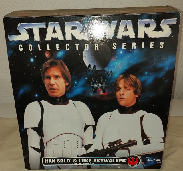 STAR WARS HAN & LUKE STORMTROOPERS 1996 HASBRO 12 INCH FIGURES