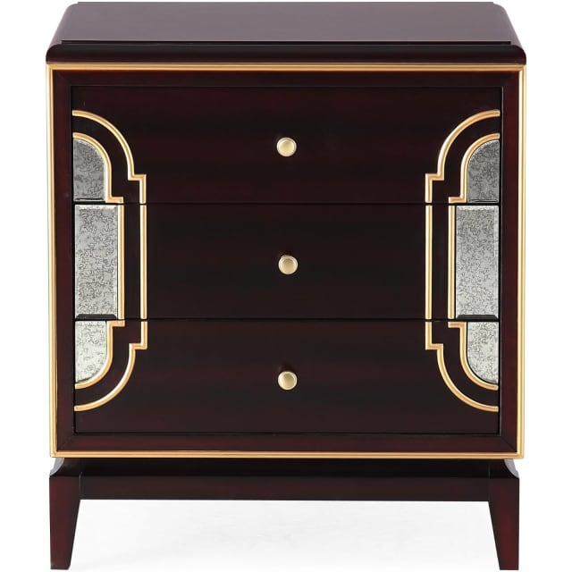 Bedside Table Solid Wood 3 Drawers Storage Nightstand Bedside Tables in Melbourne CBD