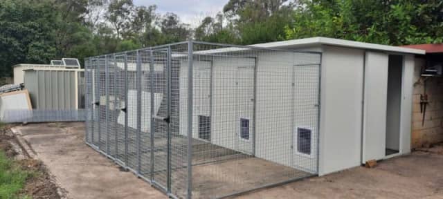 THERMAL INSULATED DOG ENCLOSURE WITH STORAGE ROOM | Pet Products ...