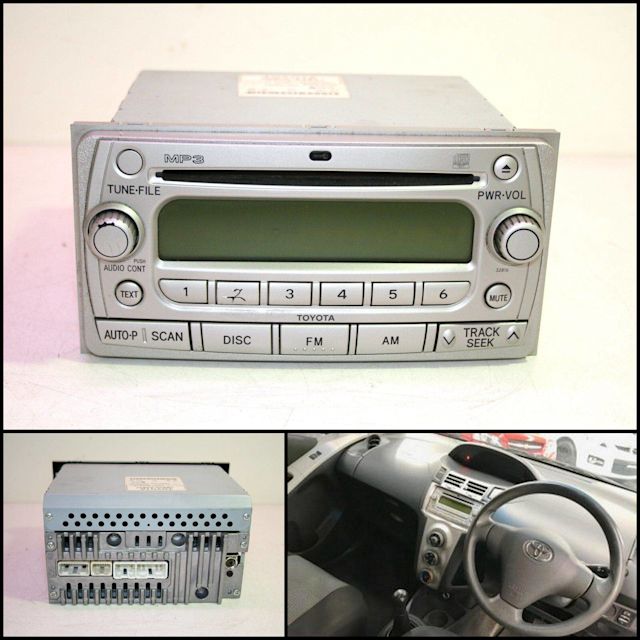 TOYOTA 0860052837 Prius Double Din Car CD MP3 Player See Desc