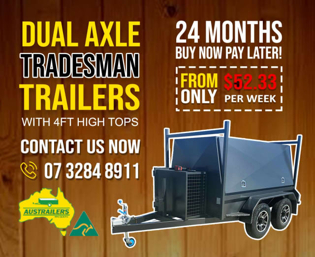 8x5X4 Tradesman Trailers AUSTRALIAN MADE Heavy Duty Trailers