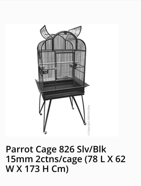 avi one 826 parrot cage