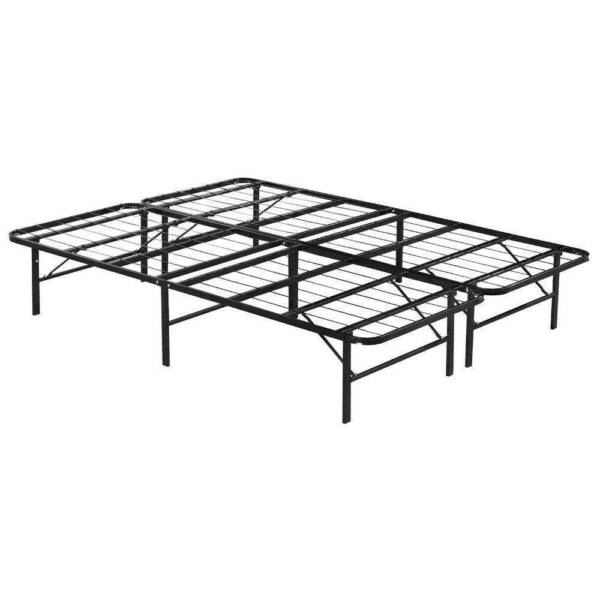 Queen Folding Metal Bed Frame Storage Platform Mattress Base NEW Beds