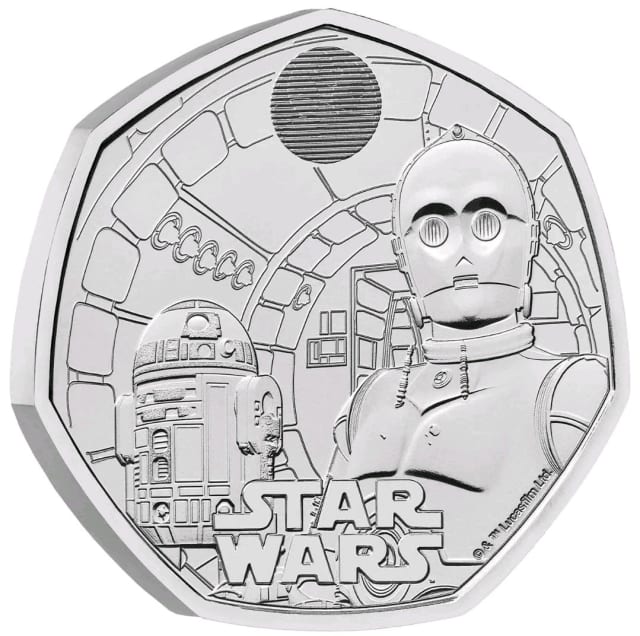 KING CHARLES X STAR WARS COIN in SPECIAL COLLECTORS FOLDER