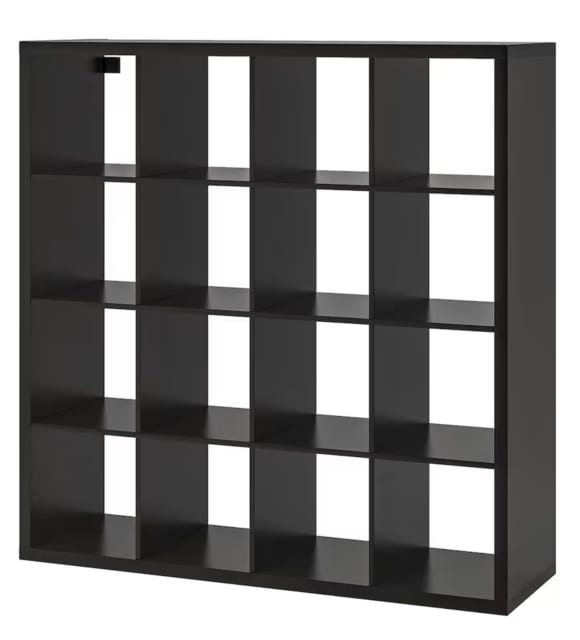 IKEA Kallax bookcase 4x4, black. Bookcases & Shelves Gumtree