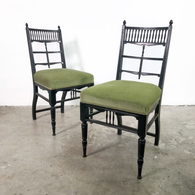 Pair Of Antique Edwardian Chairs C1900 Dining Chairs Gumtree